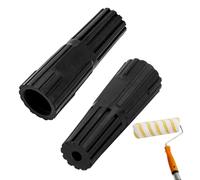 Lot de 2 adaptateurs de tige d'extension pour tige d'extension à l'extrémité conique - Embout fileté universel standard de rechange pour outils de conversion pour raclette, bâtons télescopiques,
