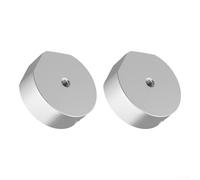 Lot de 2 adaptateurs de trépied en alliage d'aluminium pour filetage Mini G1/4 compatible avec trépieds standard et rail Arca, pour usinage CNC avec