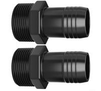 Lot de 2 adaptateurs de tuyau de piscine Hayward SPX1091Z2 conçus pour tuyaux de pompe de piscine de 3,8 cm utilisant de l'ABS pour l'intégrité structurelle et la résistance à l'exposition extérieure