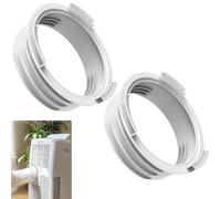 Lot de 2 adaptateurs de tuyau d'évacuation d'air pour climatisation, 130 mm/150 mm, adaptateur de tuyau d'échappement, portable, pour climatisation, accessoires de climatisation flexibles, pour