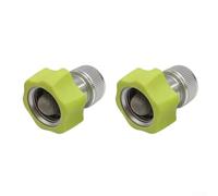 Lot de 2 adaptateurs de tuyau en aluminium pour nettoyeur haute pression SPX, filtre intégré, débit d'eau fiable, connexion anti-fuite, blocage des débris, 86,4 cm, compatible femelle vers mâle, léger
