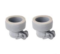 Lot de 2 adaptateurs de tuyau Intex pour raccords de type B de 3,2 cm à 3,8 cm supportant les améliorations de la pompe dans la filtration de la piscine
