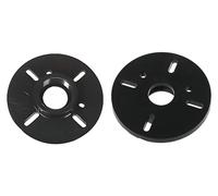 Lot de 2 adaptateurs de tweeter HiFi pour haut-parleur Hi-Fi, adaptateur de tête triple, trou longue distance en ABS pour home cinéma