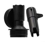 Lot de 2 adaptateurs de valve de dégonflage en plastique compatibles avec les modèles Coleman P61726 et P61727, raccord à dégagement rapide en T pour une sortie d'air rapide et un rangement facile