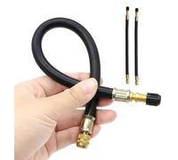 Lot de 2 adaptateurs de valve de pneu flexibles de 20,8 cm pour voitures, camions, motos, bus, bus en caoutchouc