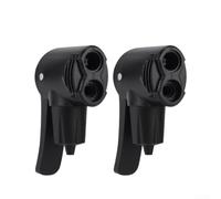 Lot de 2 adaptateurs de valve de vélo pour Presta vers conversion - Tête de pompe en laiton de rechange pour vélos électriques et scooters