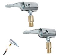 Lot de 2 adaptateurs de valve de voiture de 8 mm, connecteur de levier de valve de voiture, adaptateur de gonfleur de pneu, adaptateur de pompe à air, clip de pompe à air, raccord de valve de pneu