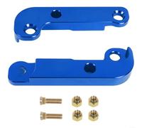 Lot de 2 adaptateurs de verrouillage de direction en aluminium pour BMW E36 pour kit d'angle de dérive M3 Performance de rotation améliorée Modification de course Rouge/bleu/noir (bleu)