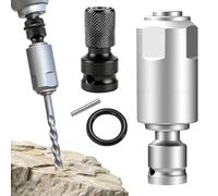 Lot de 2 adaptateurs de visseuse à percussion Sds Plus pour convertir des visseuses à percussion en marteaux électriques, se transforme en SDS Plus Um, à utiliser avec perceuse