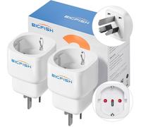 Lot de 2 adaptateurs de Voyage Australie Allemagne - Adaptateur de Prise Chinoise - Type I - Adaptateur pour UE vers Australie