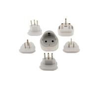 Zenitech - Lot de 2 adaptateurs de voyage encastrables