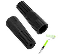 Lot de 2 adaptateurs d'extension de rechange pour rouleau de peinture - Embout fileté universel - Conversion d'extrémité conique - Vis standard - Outils pour raclette, pinceau de peinture