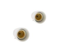 Zenitech - Lot de 2 adaptateurs douille B22/E14