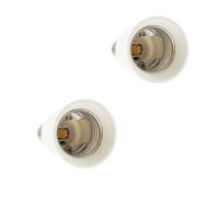 Lot de 2 adaptateurs douille E14/E27 - Zenitech