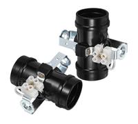 Lot de 2 adaptateurs douille E27 en ABS métal | Pour lampadaire à deux ampoules, installation simple, éclairage réglable, résistance à la chaleur, style minimaliste