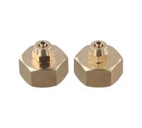 Lot de 2 adaptateurs en laiton pour tuyau d'arrosage 1/4" vers 3/4" pour une gestion facile du débit d'eau
