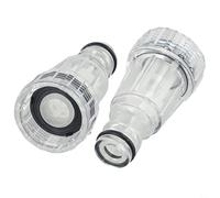 Lot de 2 adaptateurs en mousse pour nettoyeur haute pression avec filtre à eau | Outil de raccord de connexion de lavage de voiture pour nettoyage de mousse neige sans contact | Compatible avec tous