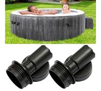 Lot de 2 adaptateurs en T de rechange P61726 pour dégonflage, accessoires de piscine pour piscine Bestway, Coleman et Lay Z Spa, baignoires gonflable/purge, valve adaptateur de valve de purge de