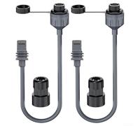 Lot de 2 adaptateurs Ethernet Starlink pour Gen 3 standard et mini antenne parabolique, coupleur RJ45 avec kit étanche pour une utilisation en extérieur, compatible avec routeur V3