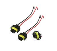 Lot de 2 adaptateurs femelles H8 H9 H11 - Faisceau de câblage universel pour phares de voiture et feux de brouillard, faisceau de câblage de phare automatique résistant à la corrosion