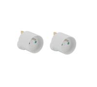 Zenitech - Lot de 2 adaptateurs France /Royaume Uni