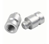 Lot de 2 adaptateurs GPS GNSS en aluminium avec filetage de lecture de 1,6 cm, adaptés pour l'assemblage total de la station et les applications d'enquête GPS