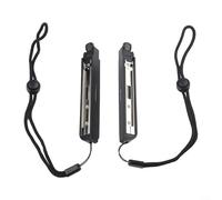 Lot de 2 adaptateurs hôtes rechargeables pour Nintendo Switch 2, connecteur de poignée en ABS compatible avec les manettes JOY-CON, poignée de jeu compacte pour un jeu prolongé pour les sessions, noir