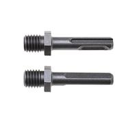 Lot de 2 adaptateurs M14 Filetage mâle vers SDS Plus femelle et femelle Triangle pour meuleuse perceuse connexion convertisseur de forets diamantés montés sur perceuse électrique