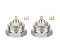 Lot de 2 adaptateurs M30 x 1,0 vers M30 x 1,5 - Adaptateur de radiateur pour valves Oventrop jusqu'à 1998 - Filetage fin pour thermostatique / vanne de chauffage