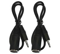 Lot de 2 adaptateurs MIDI Type-A vers 3,5 mm, cable audio de 20 pouces