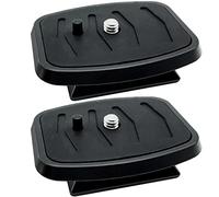 Lot de 2 adaptateurs pour trépied de 35 mm à dégagement Rapide trépied d'appareil Photo Montage à libération Rapide pièces de Rechange pour Quantaray Sunpak Slik Walmart QR-57 QB-4W