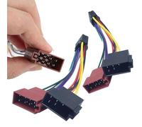 Lot de 2 adaptateurs radio ISO 16 broches pour autoradio