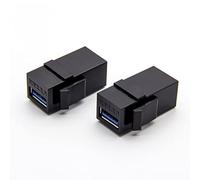 Lot de 2 adaptateurs USB 3.0 Keystone Jack femelle vers USB femelle
