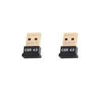 Lot de 2 adaptateurs USB Bluetooth 4.0 Mini récepteur CSR Bluetooth 4.0 Adaptateur USB 2.0 Interface USB 2.0