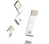 Lot de 2 adaptateurs USB C mâle vers Lightning femelle pour iPhone Certifié MFI Charge Adapter pour iPad Type C Chargeur Convertisseur Génération 1st Génération Crayon Connecteur Accessoires