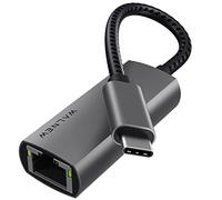 Lot de 2 adaptateurs USB-C vers Ethernet, adaptateur WALNEW USBC vers RJ45 LAN, câble réseau Gigabit Cat convertisseur vers Thunderbolt 3 de type C pour Mac, MacBook Pro/Air, iPad 10e, Dell XPS,