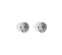 Zenitech - Lot de 2 adaptateurs voyage USA/UE