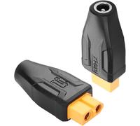 Lot De 2 Adaptateurs Xt60 Vers Dc5525 Xt60 Vers Dc 5,5 Mm X 2,5 Mm Sans Fil Pour Fer À Souder Ts100,Moniteur Fpv,Alimentation,Drone (Xt-023)