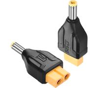 Lot De 2 Adaptateurs Xt60 Vers Dc5525 Xt60 Vers Dc 5,5 Mm X 2,5 Mm Sans Fil Pour Fer À Souder Ts100,Moniteur Fpv,Alimentation,Drone (Xt-024)