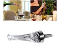 Lot de 2 aérateurs de vin avec bec verseur - Décanteur de vin avec aérateur qui se fixe à la bouteille de vin pour une saveur améliorée | Bec verseur de vin | Pas de goutte ou de déversement (A)