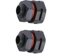 Lot de 2 aérations industrielles IP68 - Valve d'égalisation de pression M12 x 1,5, contrôle de l'humidité à double port pour armoires électriques