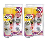 Lot de 2 Aérosols ACTO Spécial GUEPES FRELONS - Kit Spécial toitures et combles