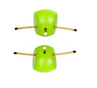 Lot de 2 aides à l'entraînement au golf, connecteur ergonomique pour plan de balançoire, aide à l'entraînement au golf, bâtons d'alignement pour l'entraînement de swing pour la pratique de correction