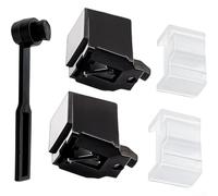 Lot de 2 aiguilles coniques ATN3600LE pour tourne-disques Audio-Technica AT LP60X série AT-LP60 AT-PL300 avec brosse