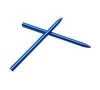 Lot de 2 aiguilles en aluminium pour paracorde 88,5 mm pour bracelet paracorde 550 (bleu)