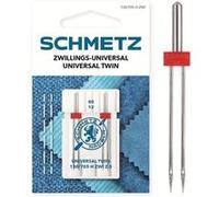 Lot de 2 Aiguilles machine à coudre Double Universal compatible Schmetz 130/705 H ZWI 2.5/80