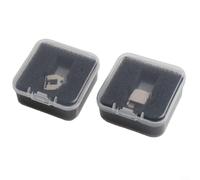 Lot de 2 aiguilles pour tourne-disque, pièces de rechange ATN3600L, tige d'aiguille en fibre de carbone, capacités de suivi précises, résistance à l'usure, pour Audio-Technica