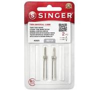 Lot de 2 Aiguilles universelle double - Dimension 90 - Singer(...) - Gris Gris