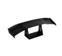 Lot de 2 ailerons arrière de voiture, mini aileron arrière de voiture, spoiler avant de voiture, spoiler de coffre de carrosserie, pièces de voiture, voiture générale (noir)