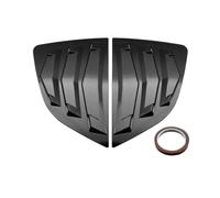 Lot de 2 ailerons de fenêtre arrière pour Honda Fit GK5 Jazz 2014-2018, autocollants décoratifs pour capot, accessoires de voiture(Carbon fiber)